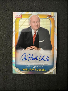 Alex Hyde-White as William Russell Auto - ‘26 Topps Finest Marvel Fantastic 4